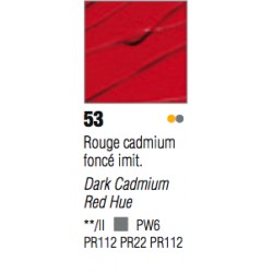 Studio Acrylics Pébéo - 100ml - rouge cadmium foncé