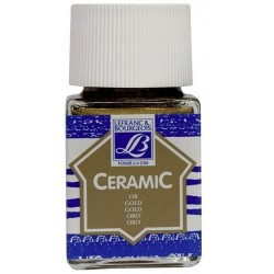 Peinture Céramique pour verre et porcelaine 700 (50 ml) - Or - Lefranc & Bourgeois