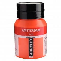 Standard Series Acrylique Pot 500 ml Rouge naphtol clair 398