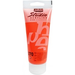Studio Acrylics Pébéo - 100ml - orange fluo