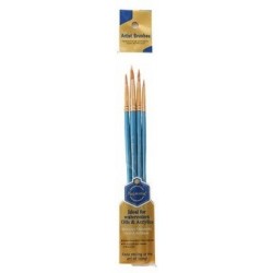 Set de 4 Pinceaux Rond Artist Brushes - Keep Smiling