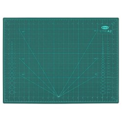 Tapis de Coupe PVC A2 Vert 60x45cm - Allwin