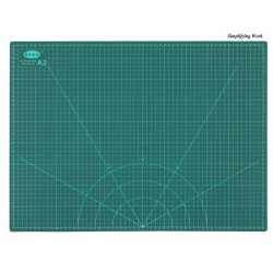 Tapis de Coupe PVC A2 Vert 60x45cm - Allwin