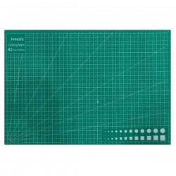 Tapis de Coupe PVC A3 Vert 45x30cm - JUNESIX
