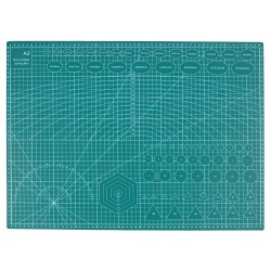 Tapis de Coupe PVC A2 Vert 60x45cm