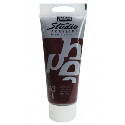 Studio Acrylics Pébéo - 100ml - terre rouge