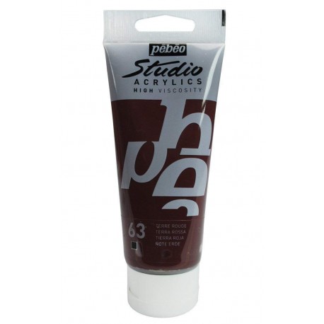 Studio Acrylics Pébéo - 100ml - terre rouge
