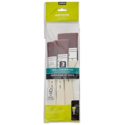 Pochette De 3 Spalters Plat Polyamide Brun - Pébéo