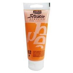 Studio Acrylics Pébéo - 100ml - jaune cadmium foncé