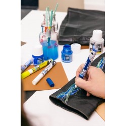 Peinture Setacolor Cuir 45ml - jaune vif - Pébéo