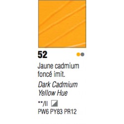Studio Acrylics Pébéo - 100ml - jaune cadmium foncé
