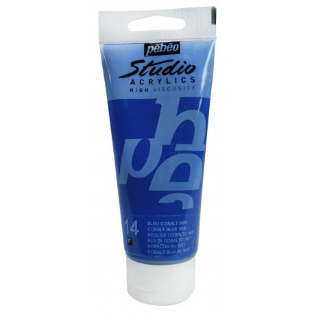 Studio Acrylics Pébéo - 100ml - bleu cobalt