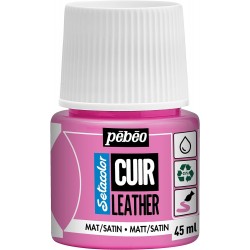 Peinture Setacolor Cuir 45ml - Rose Candy - Pébéo