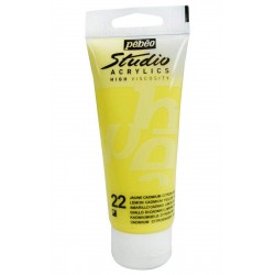 Studio Acrylics Pébéo - 100ml - jaune cadmium citron