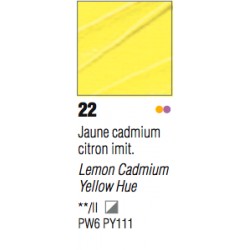 Studio Acrylics Pébéo - 100ml - jaune cadmium citron