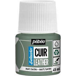 Peinture Setacolor Cuir 45ml - Vert Matcha - Pébéo