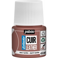 Peinture Setacolor Cuir 45ml - Terracotta - Pébéo