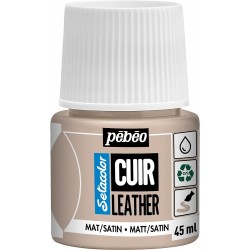 Peinture Setacolor Cuir 45ml - Taupe - Pébéo
