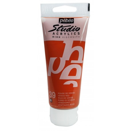 Studio Acrylics Pébéo - 100ml - rouge de venise