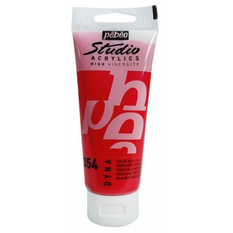 Studio Acrylics Pébéo - 100ml - rouge bleu iridescent