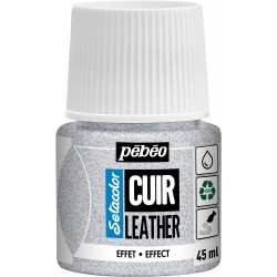 Peinture Setacolor Cuir 45ml - Paillette Iridescent - Pébéo