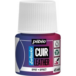 Peinture Setacolor Cuir 45ml - Duochrome Rose/Bleu - Pébéo