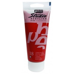 Studio Acrylics Pébéo - 100ml - carmin