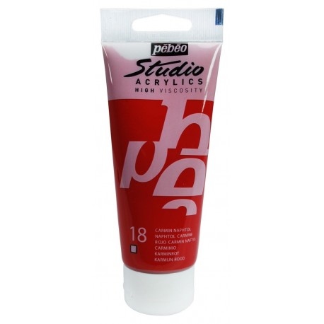 Studio Acrylics Pébéo - 100ml - carmin