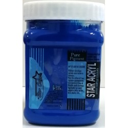 Acrylique Scolaire Star Color - 1Litre - Bleu Cyan