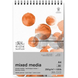 Bloc de 30F  Papier Technique Mixte 250 gr A4 - Winsor & Newton