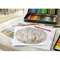Boîte Métal de 120 Crayon de Couleur Polychromos - Faber Castell