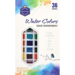 Set de 36 Pastilles Aquarelles - Keep Smiling