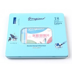 Coffret de 18 Pastilles Aquarelles - Giorgione