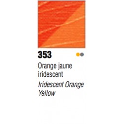Studio Acrylics Pébéo - 100ml - orange jaune iridescent