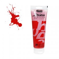 Studio Acrylics Pébéo - 100ml - ecarlate