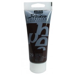 Studio Acrylics Pébéo - 100ml - ombre brulée