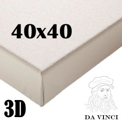 Châssis Entoilé 3D - 40x40 - 4cm - DA Vinci
