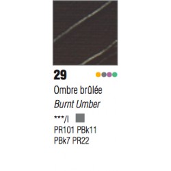 Studio Acrylics Pébéo - 100ml - ombre brulée