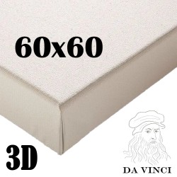 Châssis Entoilé 3D - 60x60 - 4cm - DA Vinci