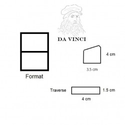 Châssis Entoilé 3D - 70x70 - 4cm - DA Vinci