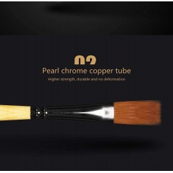 Boite Métalique de 12 Pinceaux Nylon - Giorgione