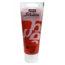 Studio Acrylics Pébéo - 100ml - ocre rouge