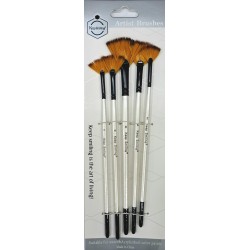 Set de 5 Pinceaux Eventail - Keep Smiling