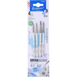 Set de 4 Pinceaux Nylon - Giorgione