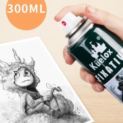 Fixatif Aérosol pour Crayons, Fusains et Pastels 300 ml - Kuelox
