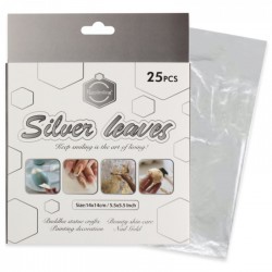 Set de 25 Feuilles d'argent - Keep Smiling