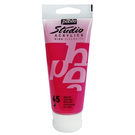 Studio Acrylics Pébéo - 100ml - rose vif