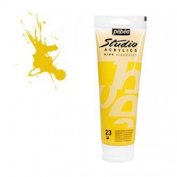 Studio Acrylics Pébéo - 100ml - jaune cadmium moyen