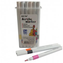 Boite de 36 Marqueurs Acrylique - Kicyn