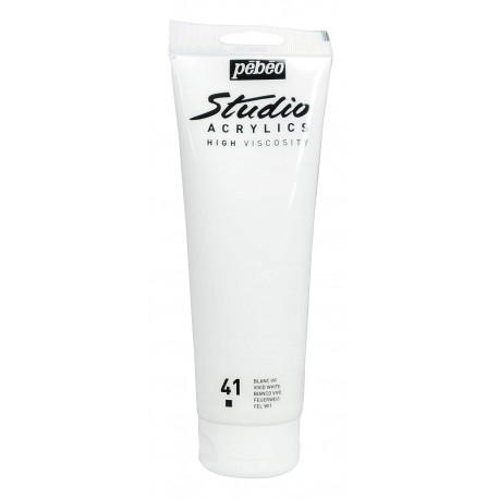 Studio Acrylics Pébéo - 100ml - blanc vif